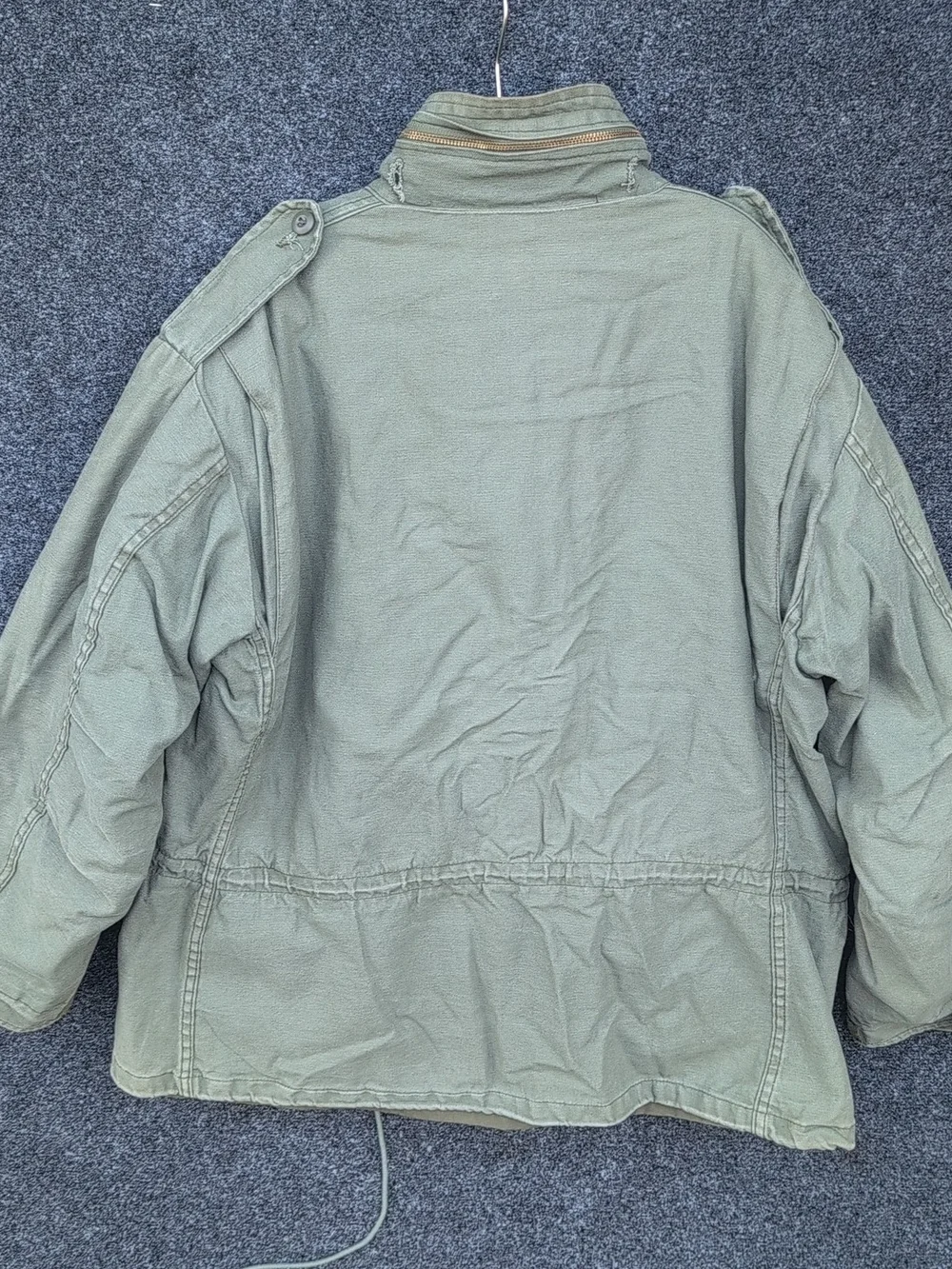 Vtg US Military M65 Jacket Extra Large Green Cold Weather Removable Liner OG106